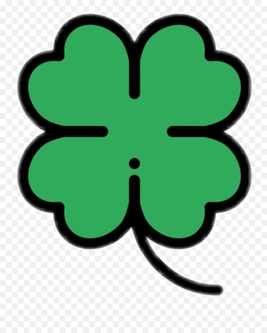 Leaf Lucky Green Tumblr Emoji Leaves - Icon Clipart,Leaf Emoji Png