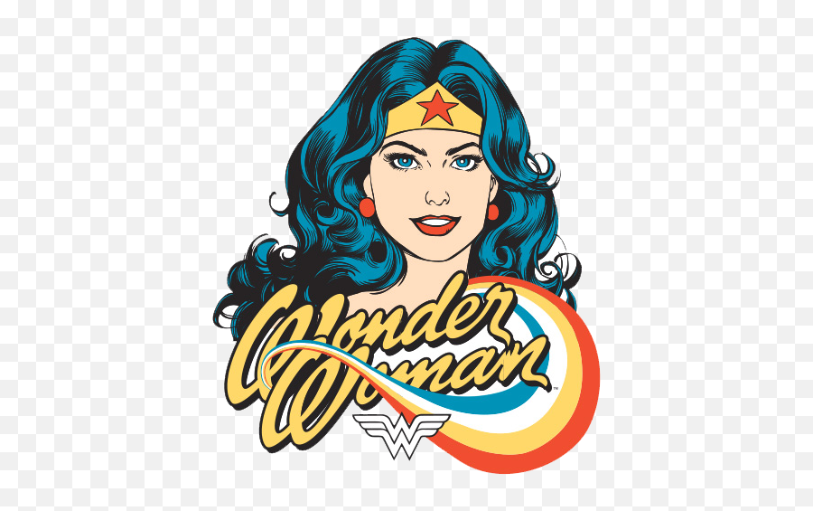 Pin - Comic Wonder Woman 70s Emoji,Wonder Woman Clipart