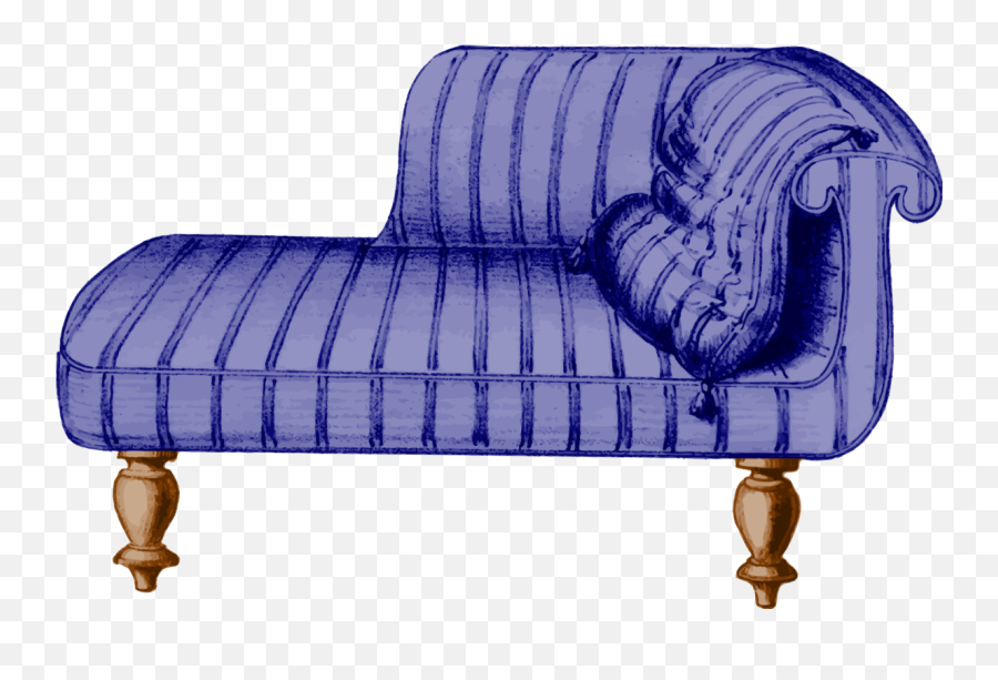 Couch Clipart 2 Chair - Chaise Lounge Clipart Emoji,Couch Clipart