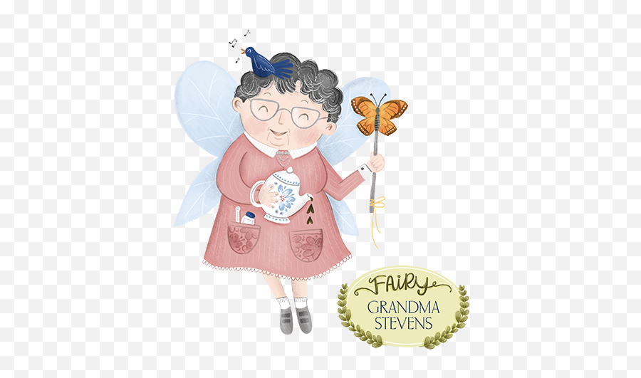 Fairy Wonderland Park Emoji,Grandma Transparent
