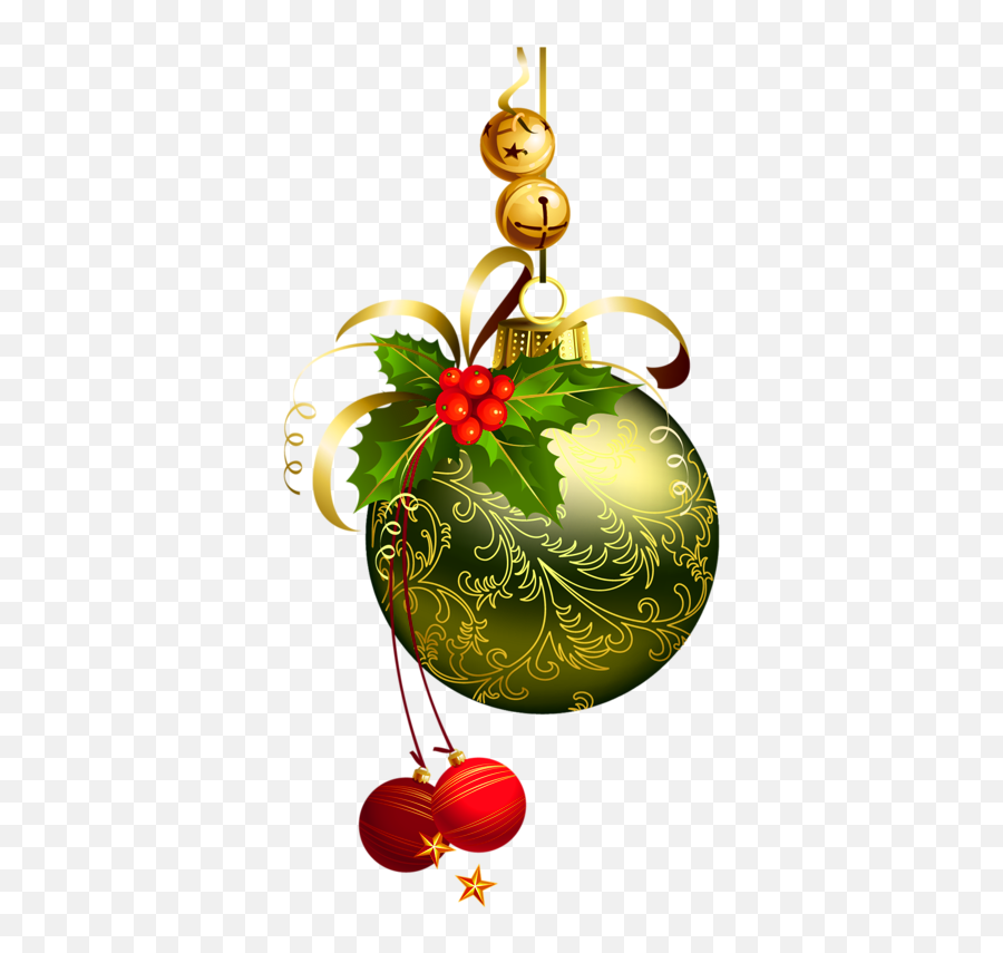 Green Transparent Christmas Ball With Mistletoe Clipart Emoji,Christmas Ornament Transparent