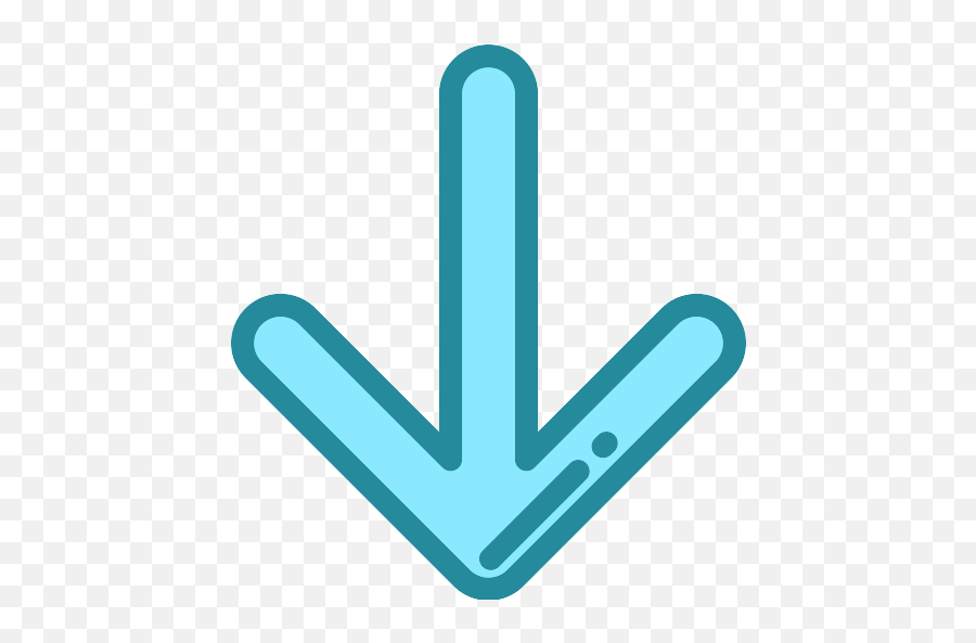 Download Down Arrow Vector Svg Icon 2 - Png Repo Free Png Emoji,Downward Arrow Png