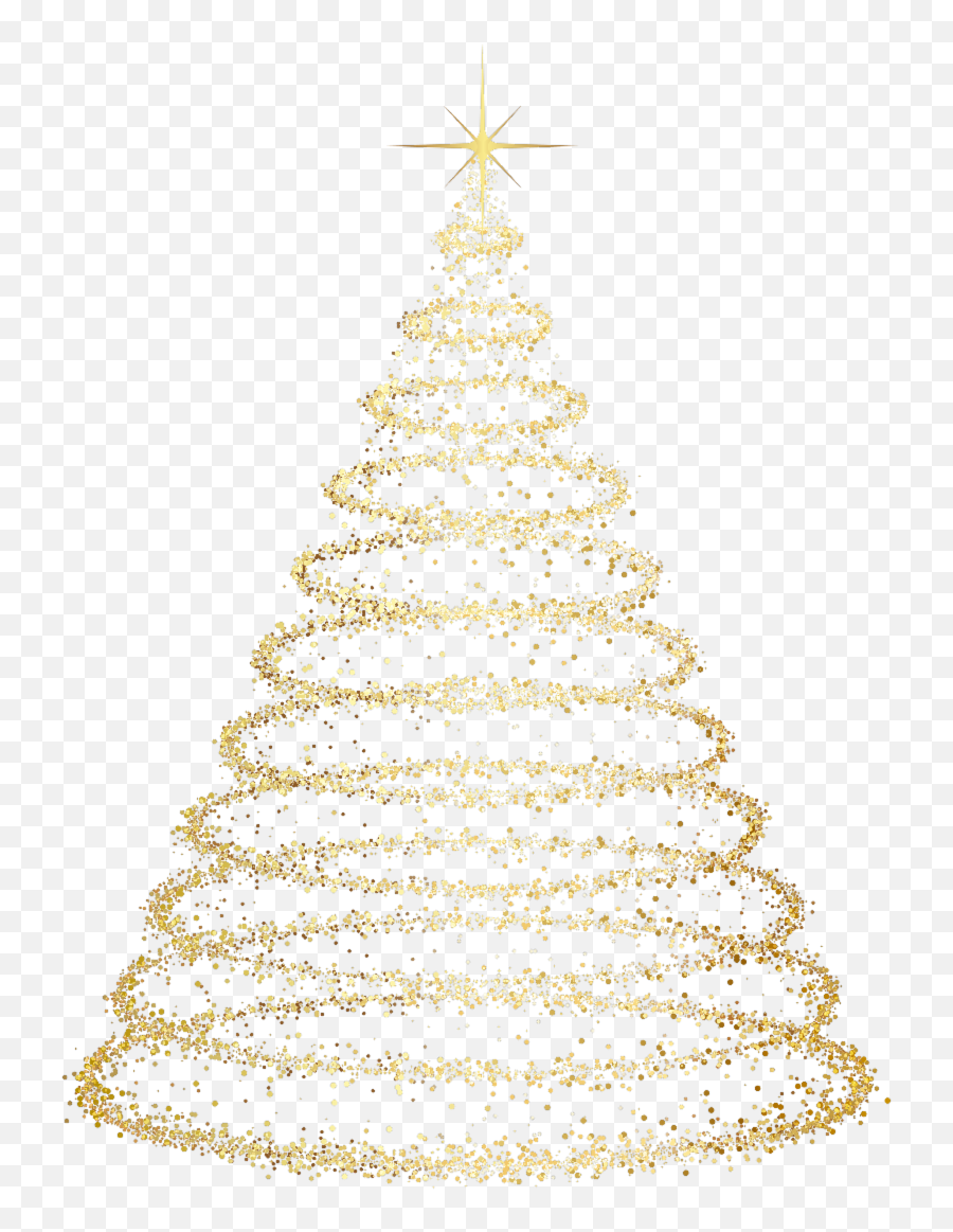 Transparent Background Christmas Tree - Vector White Christmas Tree Clipart Emoji,Christmas Tree Transparent Background