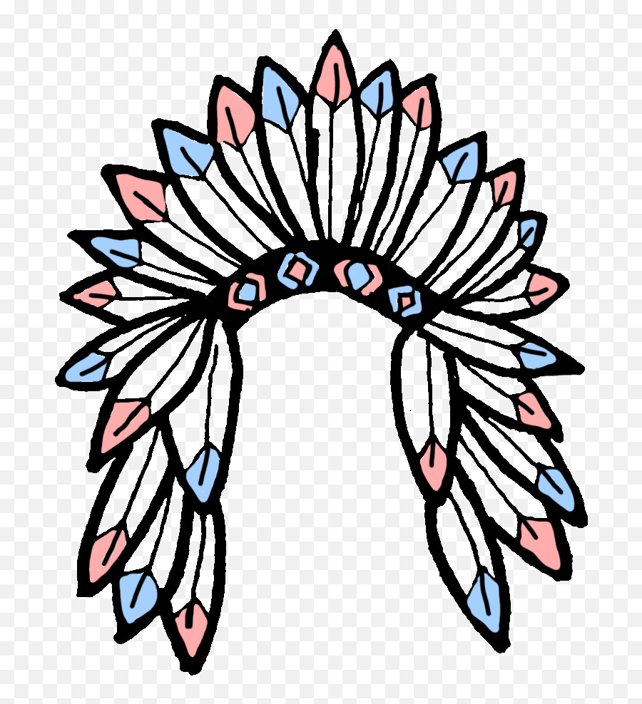Headdress Native American Clipart - Native American Headdress Clipart Emoji,Native American Clipart