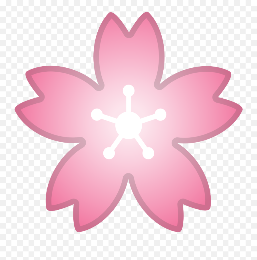 Cherry Blossom Emoji Clipart,Cherry Blossom Transparent