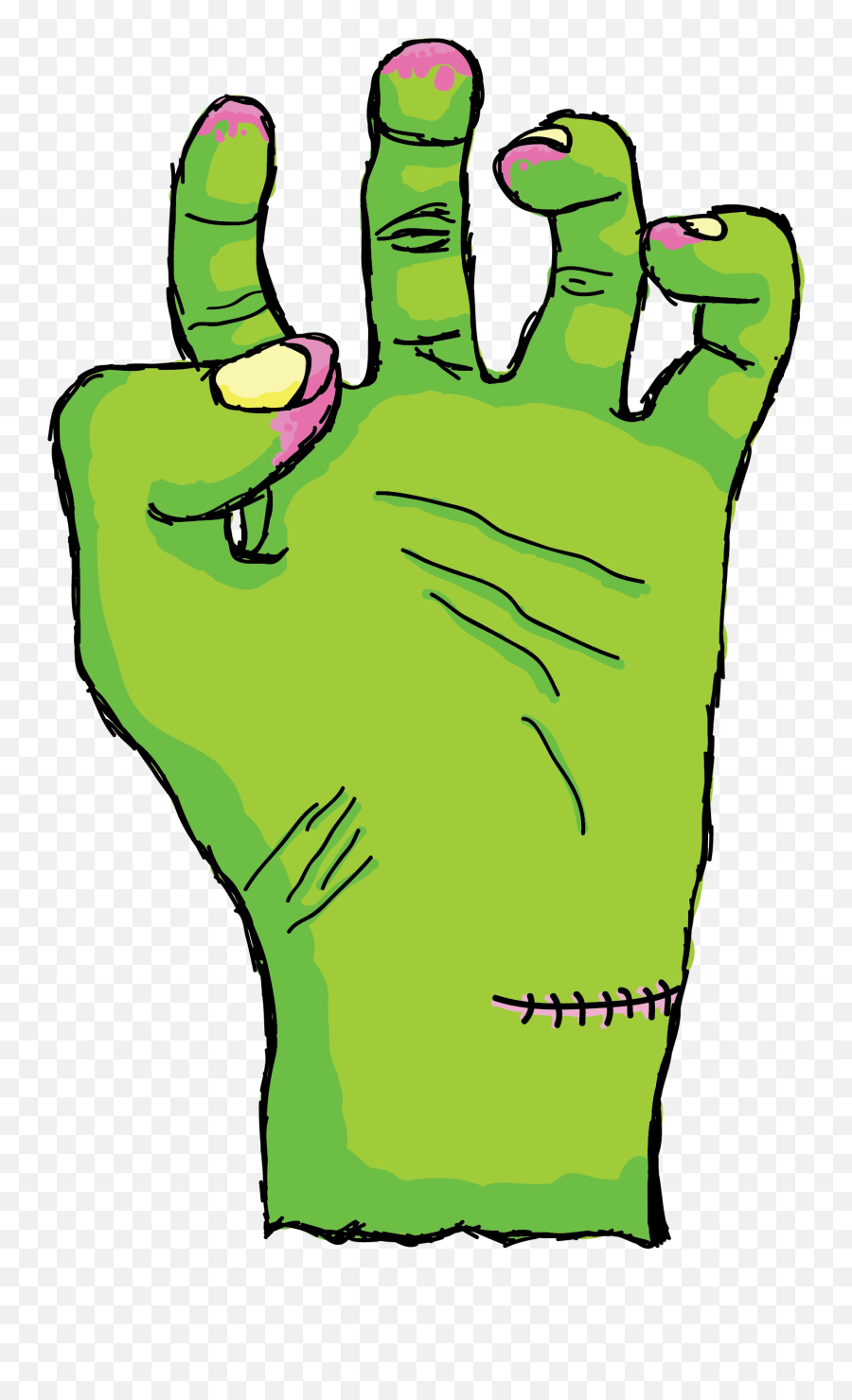 Zombie Hand Png - Zombiehand 1160749 Vippng Sign Language Emoji,Zombie Hand Png
