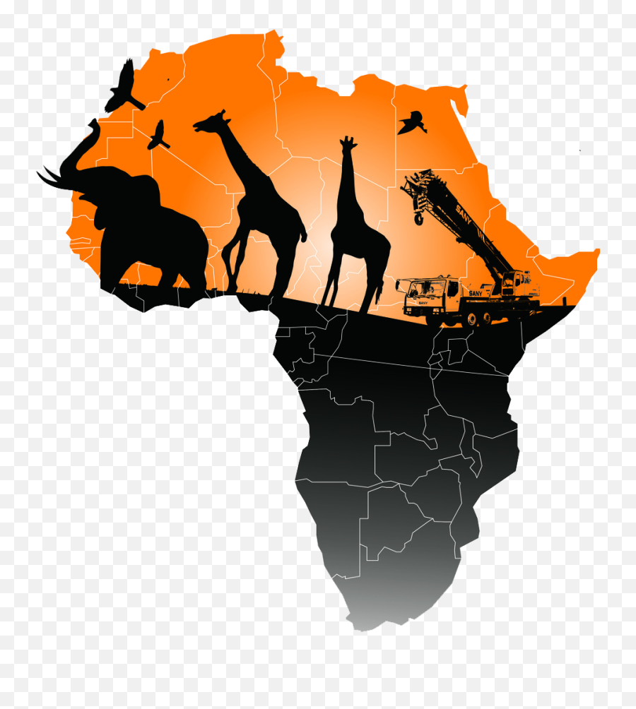 Africa Map Clipart Transparent Png - Transparent Map Of Africa Png Emoji,Map Clipart