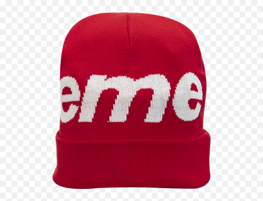 Supreme Big Logo Beanie - Solid Emoji,What Font Is The Supreme Logo