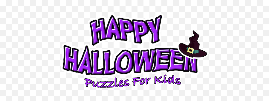 Happy Halloween Puzzles For Kids - Language Emoji,Happy Halloween Logo
