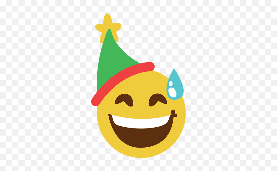 Embarrassed Smile Elf Hat Face Emoticon - Elf Emojis,Embarrassed Emoji Png
