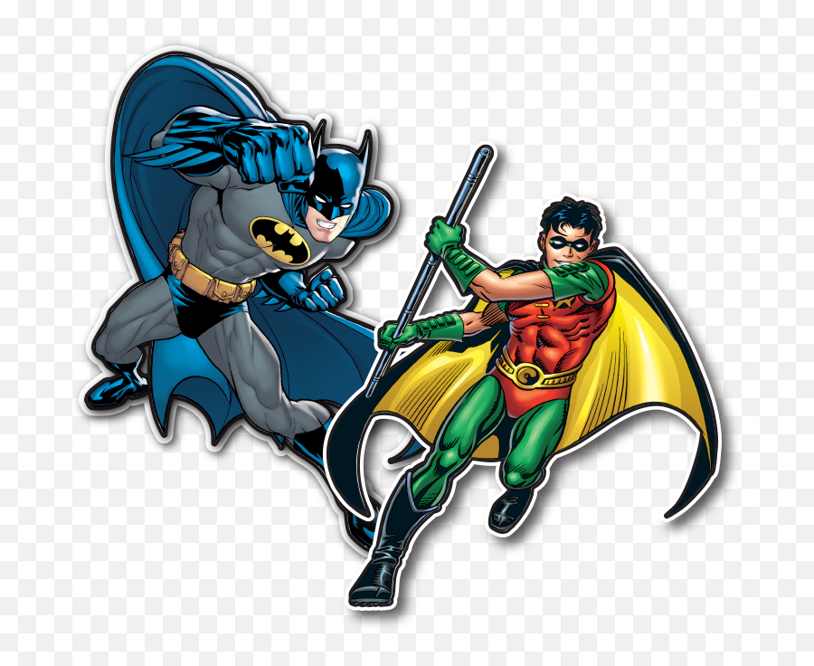 Batman And Robin - Transparent Batman And Robin Png Emoji,Robin Png