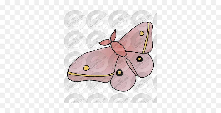 Moth Picture For Classroom Therapy - Girly Emoji,Moth Clipart