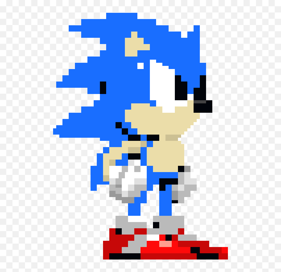 Download Sonic Mania Resprite - Classic Pixel Sonic The Emoji,Sonic Transparent Background