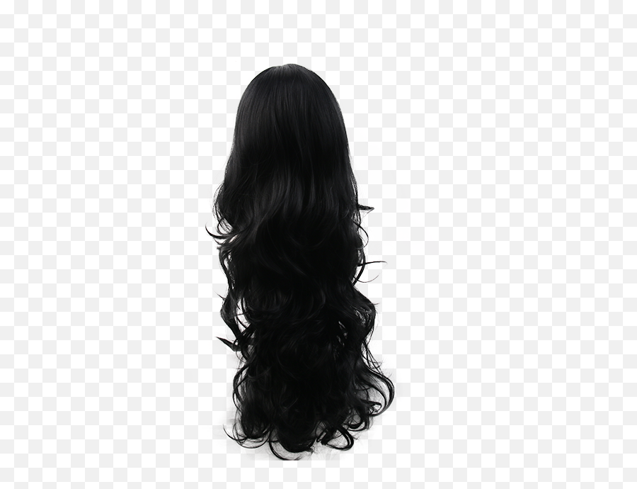 Hot - Sale Synthetic Wholesale Black Natural Long Wave Hair Emoji,Wave Hair Png