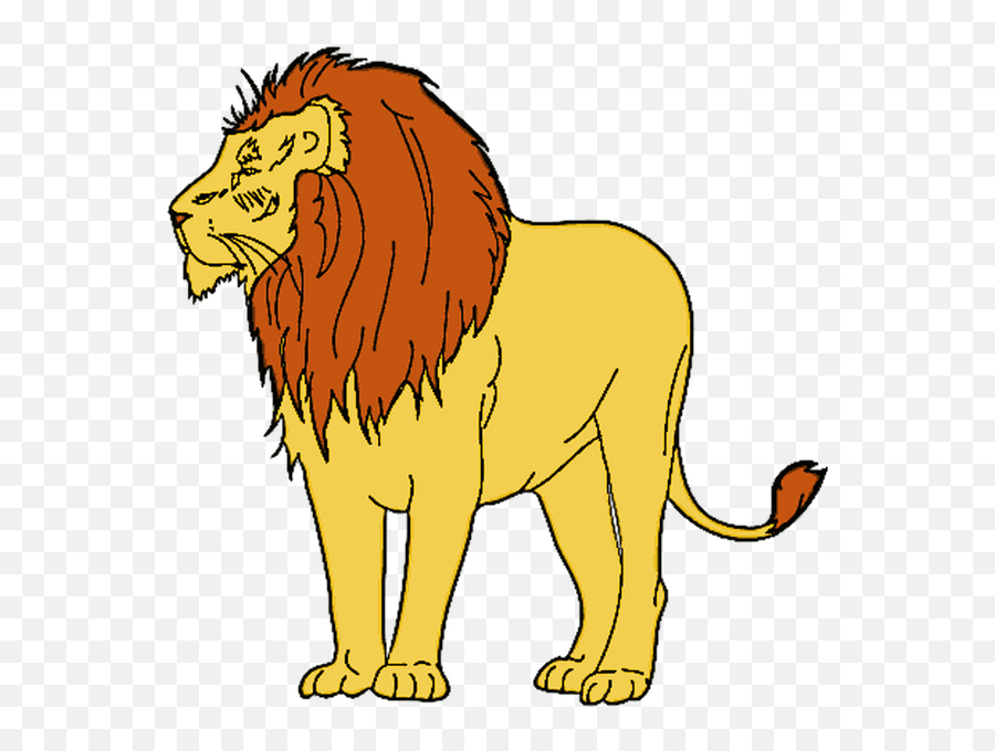 Transparent Background Png - Lion Clip Art Emoji,Lion Clipart