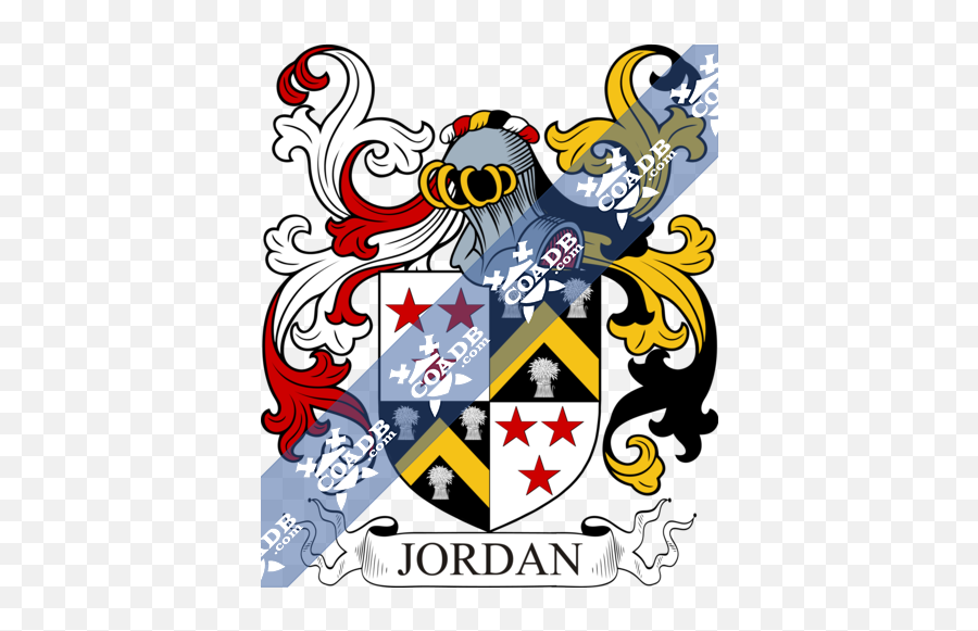 Jordan Family Crest Coat Of Arms And - Love Family Crest Ireland Emoji,Jordans Logo