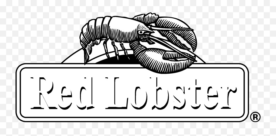 Red Lobster Logo - Red Lobster Logo Black And White Emoji,Red Lobster Logo