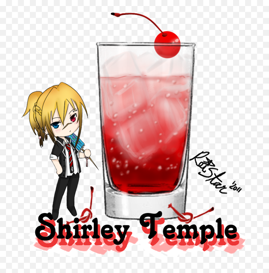 Drink Clipart Shirley Temple Drink Shirley Temple - Shirley Temple Drink Emoji,Temple Clipart