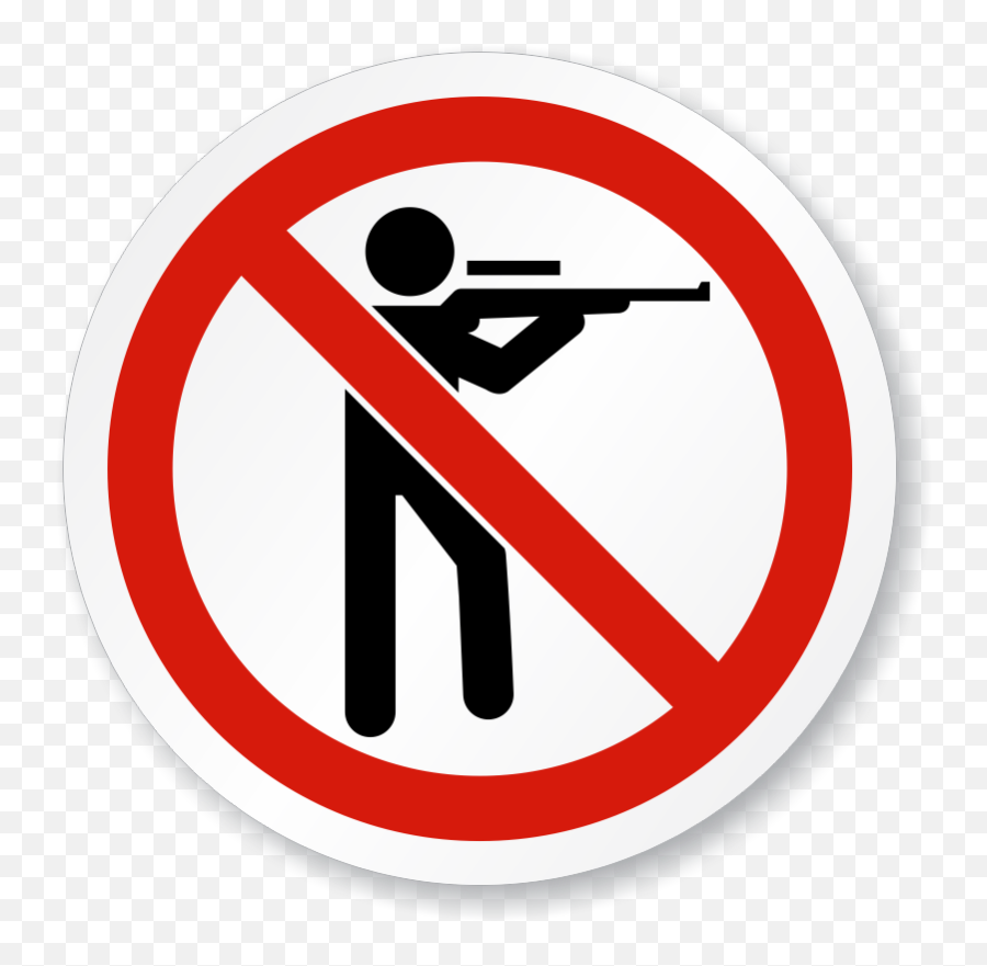 Iso No Hunting Sign - Caza Ilegal Png Emoji,Hunting Logo