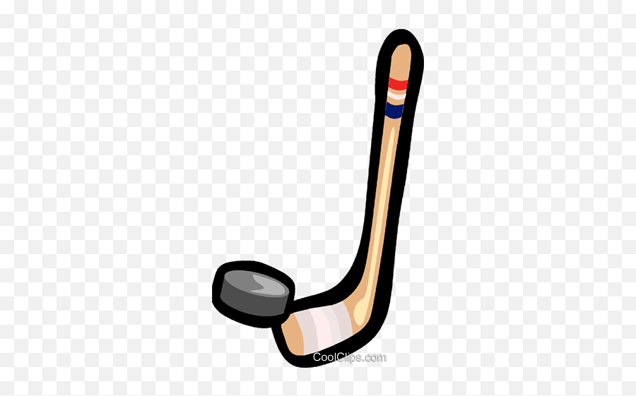 Hockey Stick Royalty Free Vector Clip Art Illustration - Ice Hockey Stick Emoji,Hockey Stick Clipart