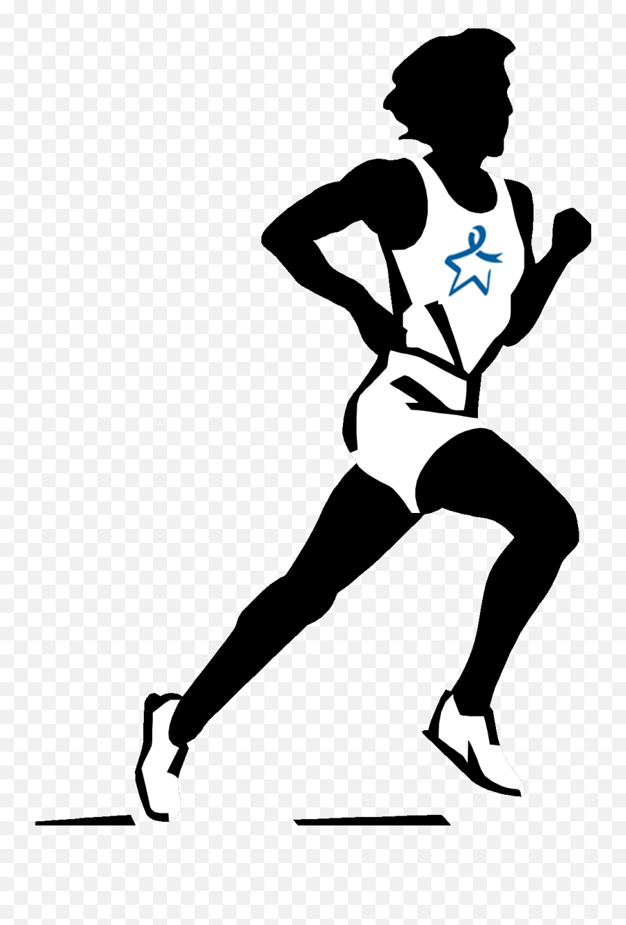 Person Running Clipart 4 - Running Clip Art Black And White Emoji,Running Clipart
