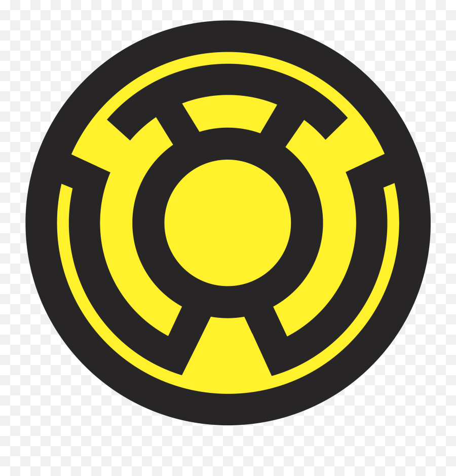 Yellow Lantern Logo Png Clipart - Yellow Lantern Symbol Png Emoji,Green Lantern Logo