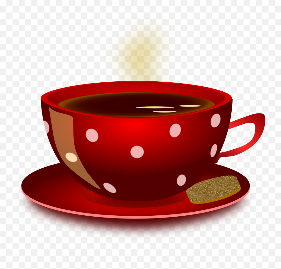Coffee In The Cup Clipart Free Image - Clip Art Of Tea Cup Emoji,Coffee Cup Clipart