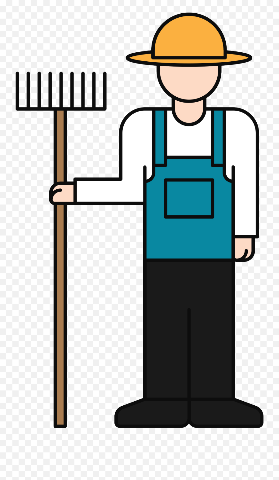 Free Farmer 1206089 Png With - Worker Png Emoji,Farmer Png
