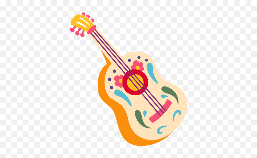 Mexican Guitar Acoustic Decorative - Guitarra Mexicana Emoji,Guitarra Png