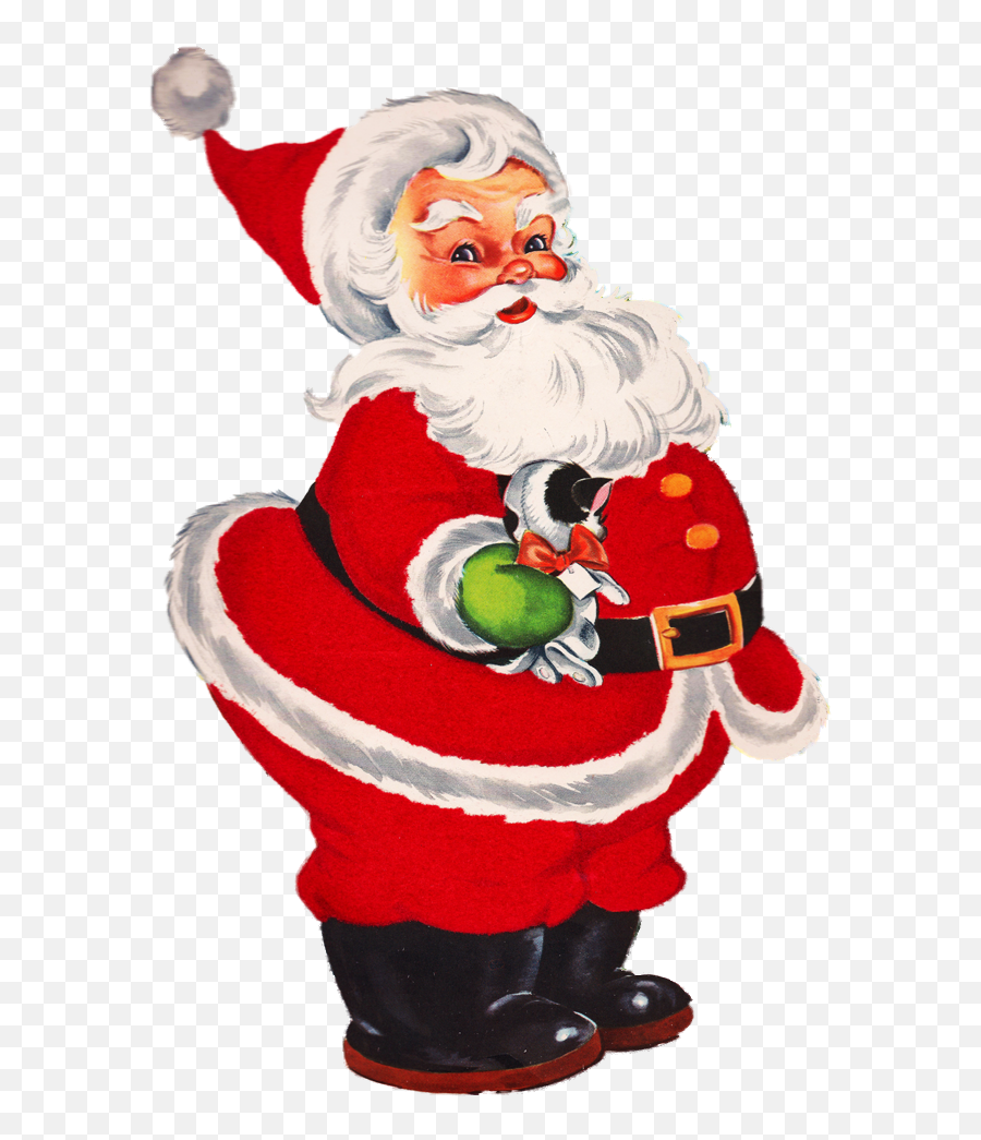 Imagimeriu0027s Even More Christmas Graphics Oh My Vintage - Clipart Vintage Santa Emoji,Vintage Christmas Clipart