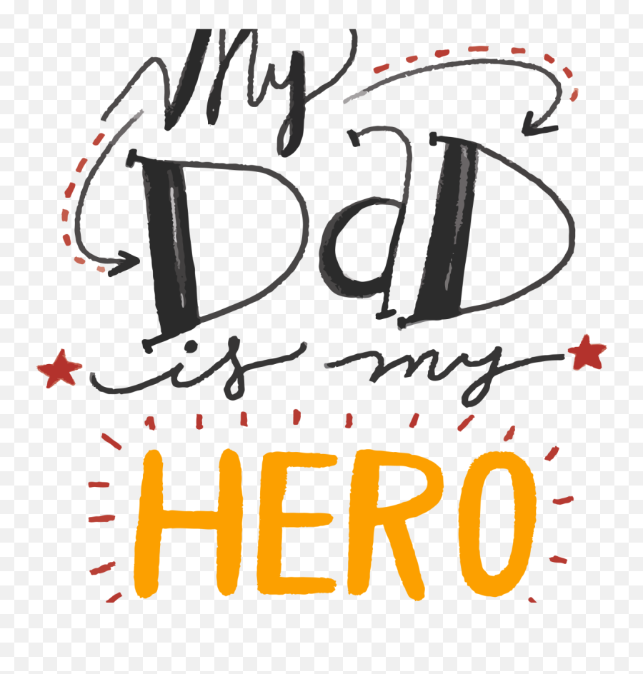 My Dad Is Mu Hero By Mb Art Design On Dribbble - Dot Emoji,Hero Logo Wallpaper