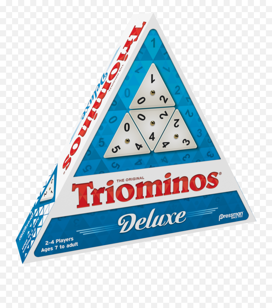 Classic Triangular Dominoes - Triominos Deluxe Game Tri Ominos Emoji,Dominoes Logo