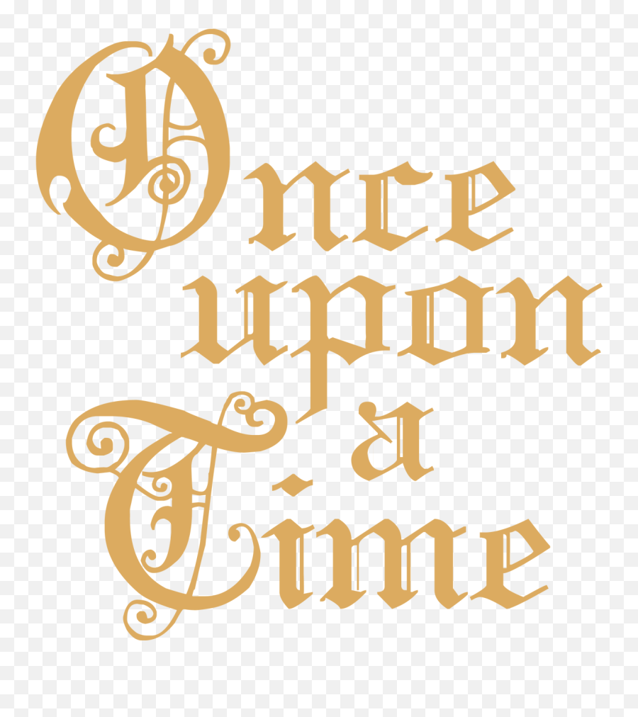 Once Upon A Time - Font Once Upon A Time Text Emoji,Once Upon A Time Logo