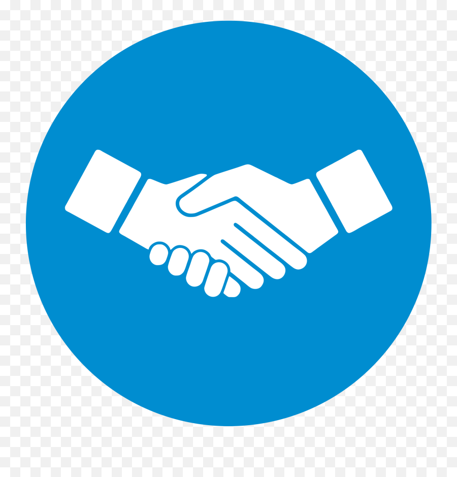 Digicloudsolutions - Blue Handshake Icon Png Emoji,Service Icon Png