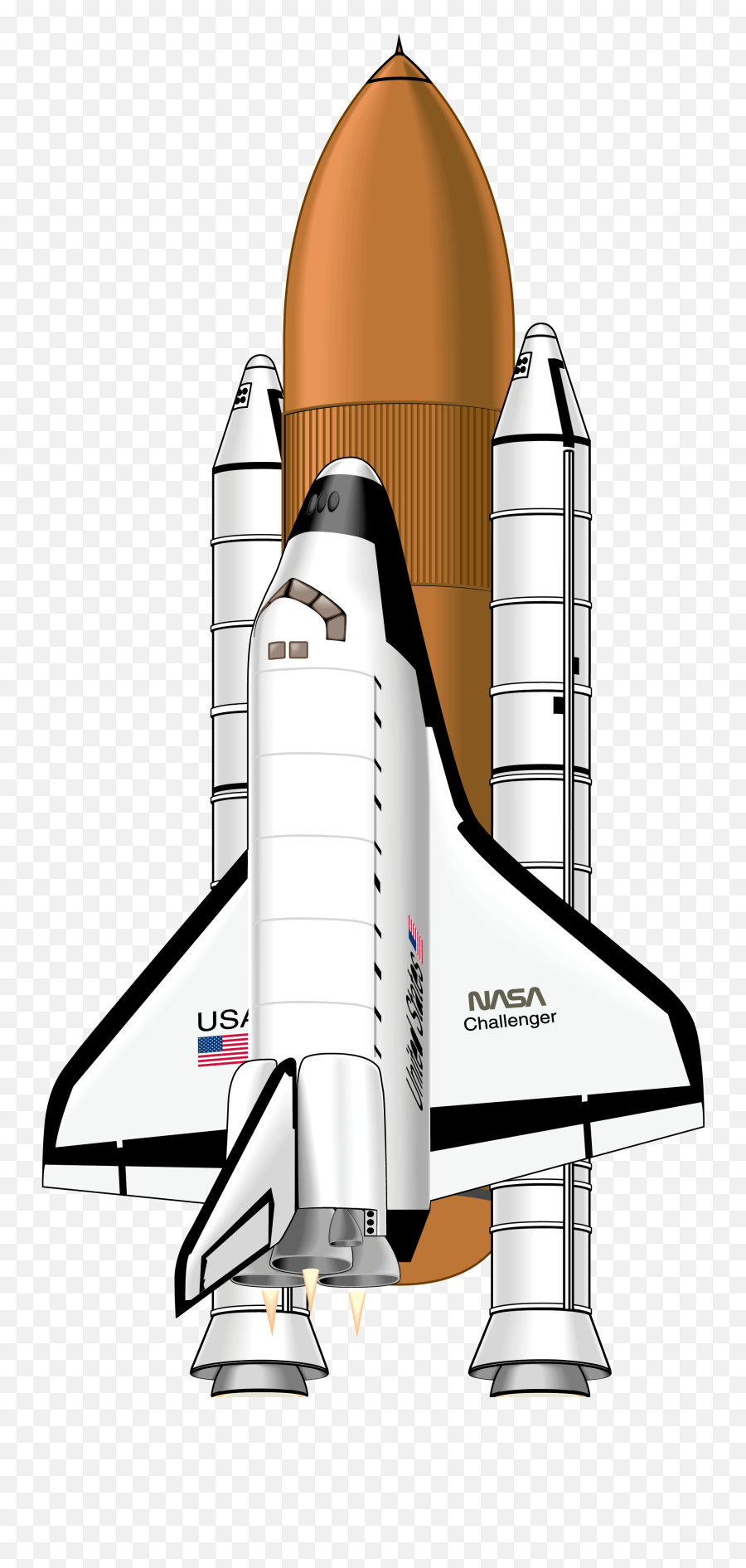 Spaceship Clipart Spaceship Nasa - Nasa Space Shuttle Png Emoji,Spaceship Png