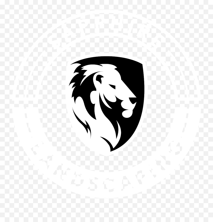 Sapphire Landscaping Emoji,Badge Logo Design