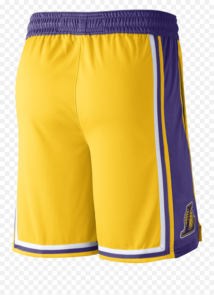 Nike Nba Los Angeles Lakers Swingman Road Shorts For 5000 Emoji,Nike Logo Shorts