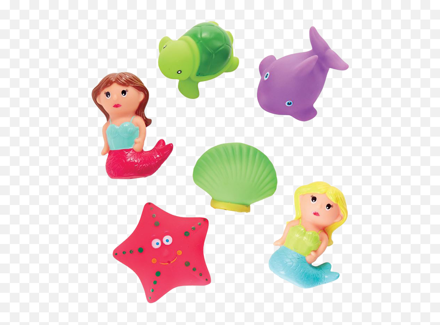 Mermaid Rubber Bath Toys Emoji,Mermaid Shell Clipart