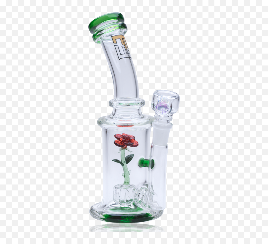 Empire Glassworks Glass Rose Water Pipe Bong U2013 Glass City Pipes Emoji,Water Pipe Png