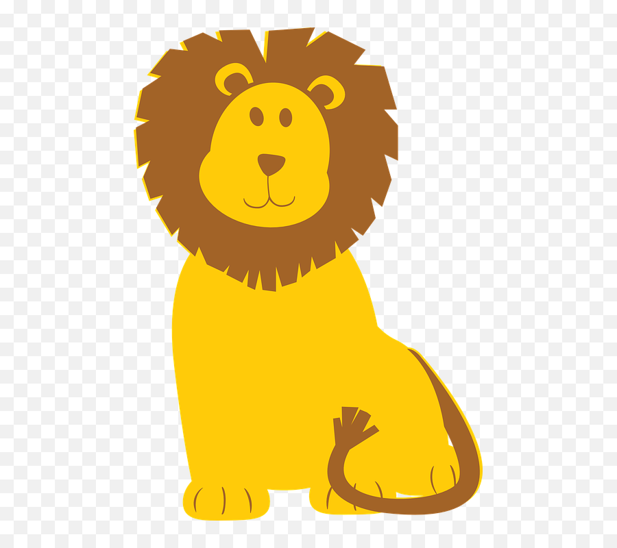 Colorful Animal Lion Geometry 555px - Leon Png Cartoon Emoji,Lion Clipart