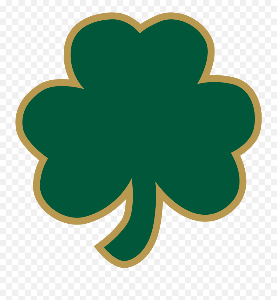 Notre Dame Shamrock Logo Png - Shamrock Notre Dame Fighting Irish Emoji,Notre Dame Logo