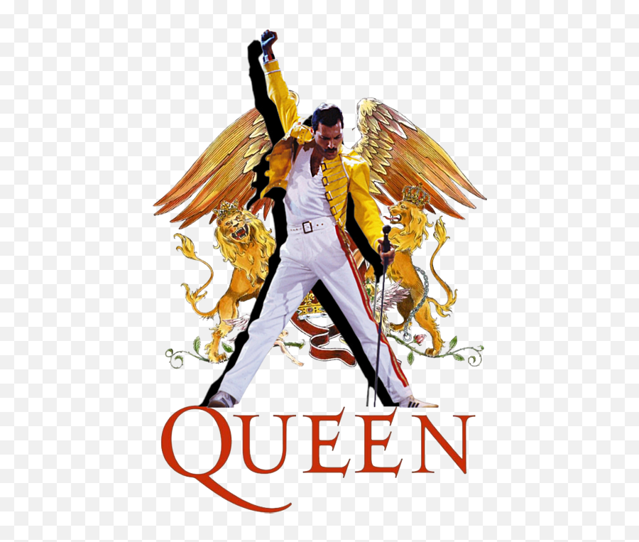 Freddie Mercury Queen Logo Shower - Queen Logo Freddie Mercury Emoji,Queen Logo