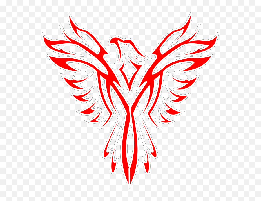 Red Phoenix Svg Vector Red Phoenix Clip Art - Svg Clipart Green Phoenix Emoji,Phoenix Clipart