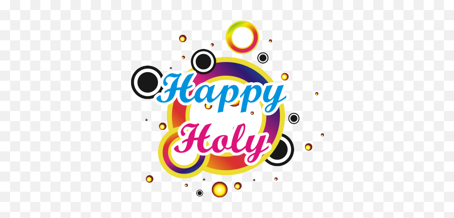 Download Happy Holi Text Free Png Transparent Image And Clipart - Transparent Happy Holi Png Emoji,Happy Png