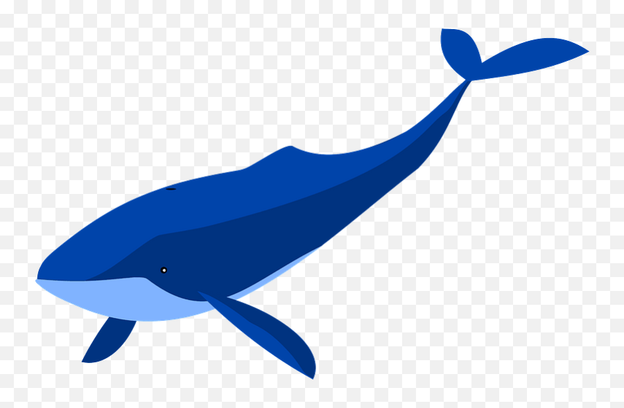 Blue Whale Clipart - Clipart Image Of Blue Whale Emoji,Whale Clipart