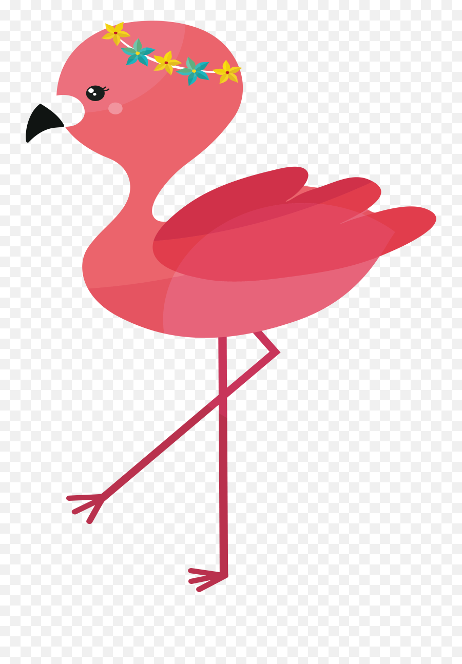 Cute Flamingo Clipart Png Transparent - Cute Transparent Background Flamingo Clipart Emoji,Flamingo Clipart