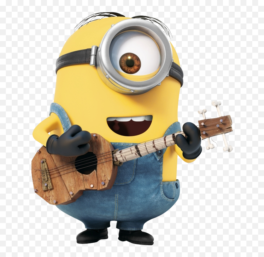 Minion With Guitar Png Transparent Background Free Download - Transparent Background Minion Icon Emoji,Guitar Png