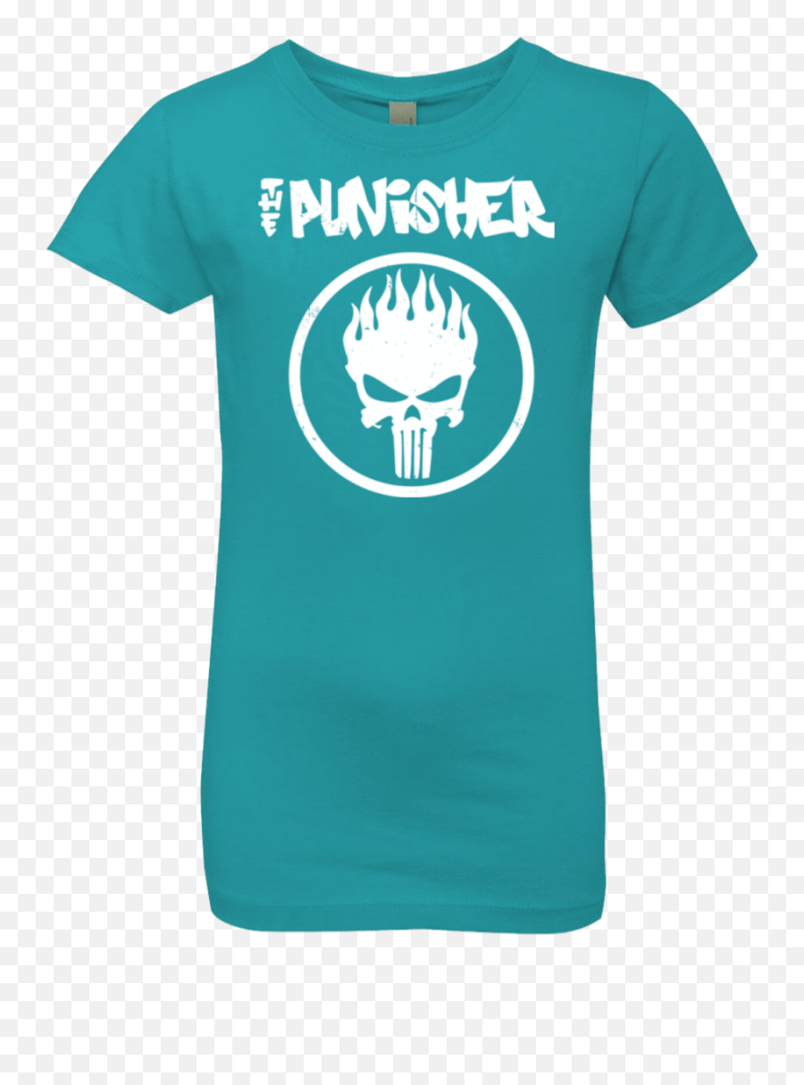 The Punisher Girls Premium T - Shirt Punisher Skull Emoji,The Punisher Logo