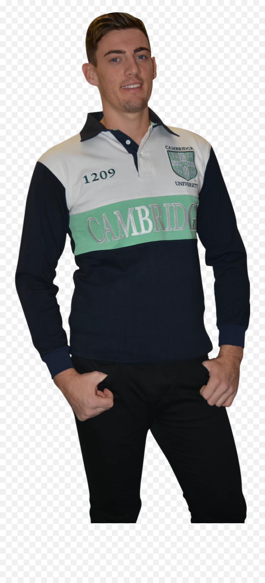Licensed Cambridge University Unisex Rugby Shirt Ebay - Long Sleeve Emoji,University Of Cambridge Logo