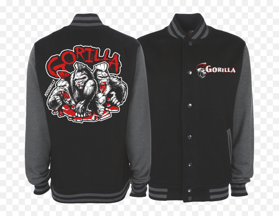 Gorilla Varsity Jackets - Teddy Indochine Emoji,Logo Jackets